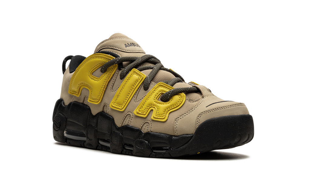 Nike Air More Uptempo Low Black Gum