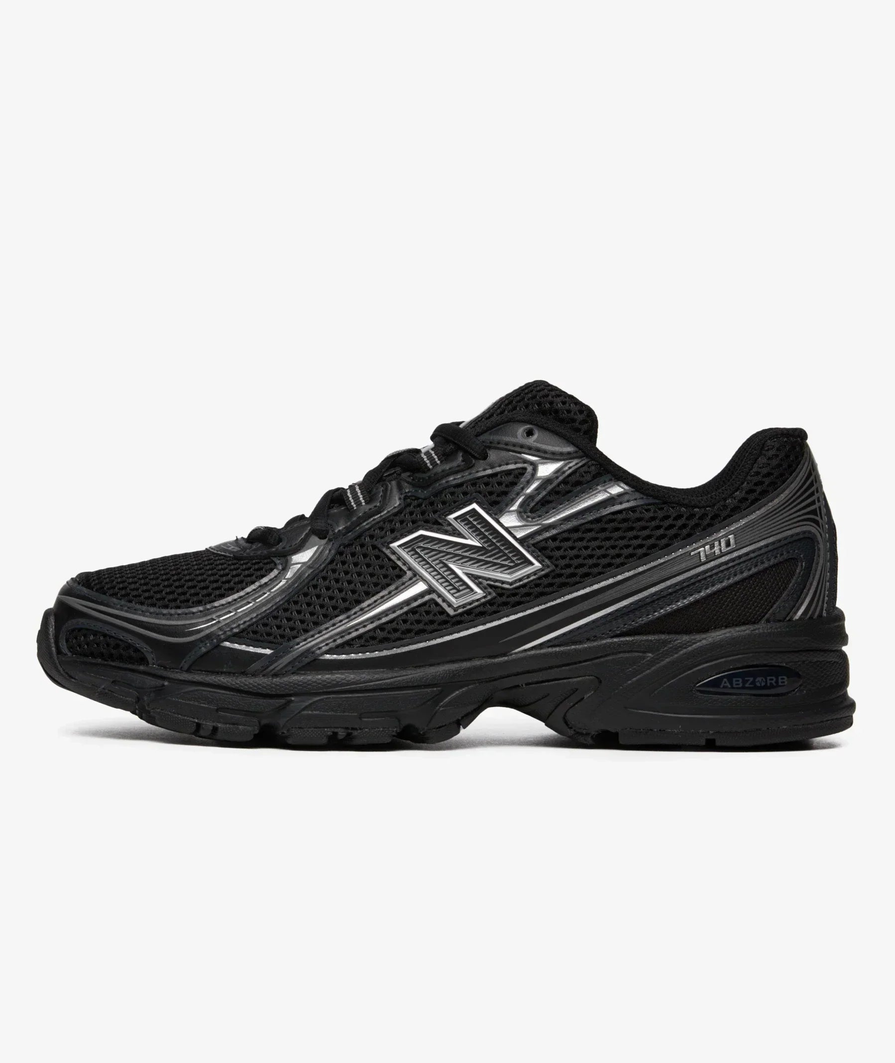New Balance 740V2 Black Grey Silver