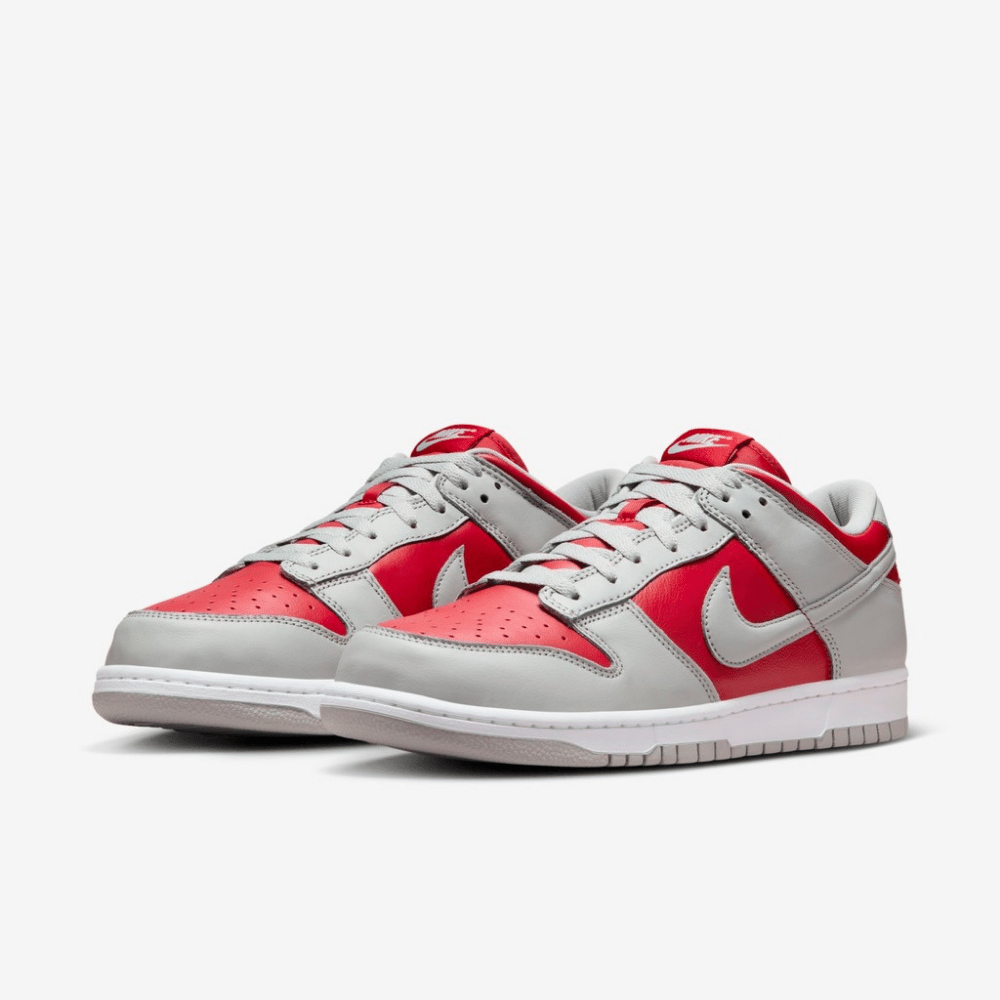 Nike Dunk Low Varsity Red And Silver