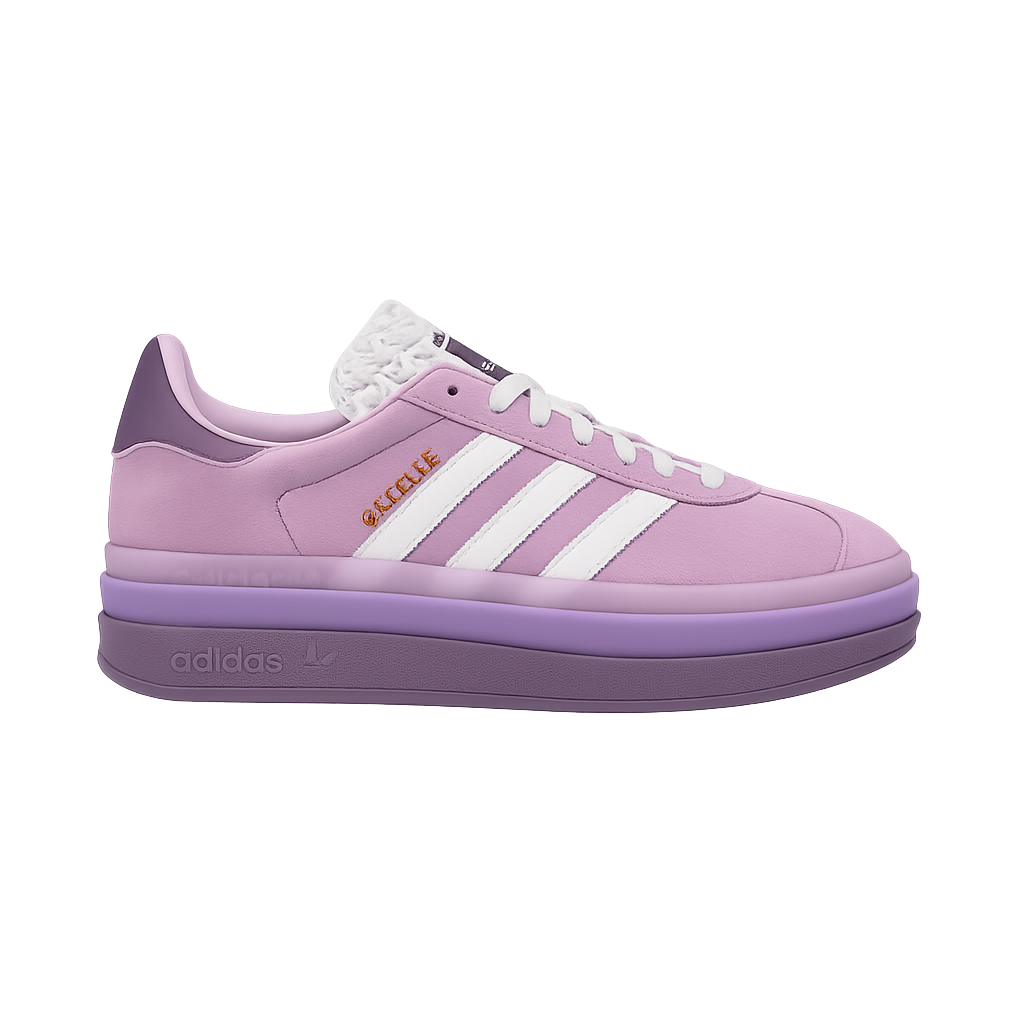 Adidas Gazelle Bold Fusion Deep Purple And Bright Violet