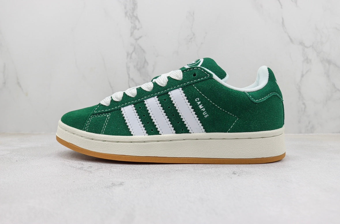 Adidas Campus 00s Dark Green And White