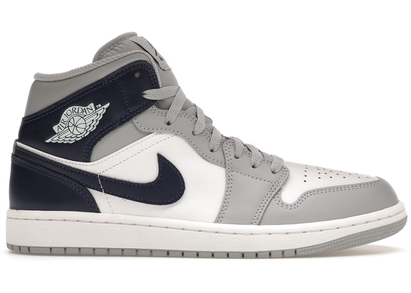 Air Jordan 1 Mid Wolf Grey Midnight Navy