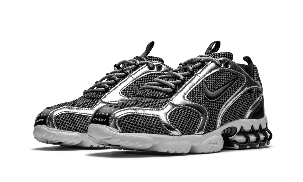 Nike X Stussy Air Zoom Spiridon Cage 2 Pure Platinum