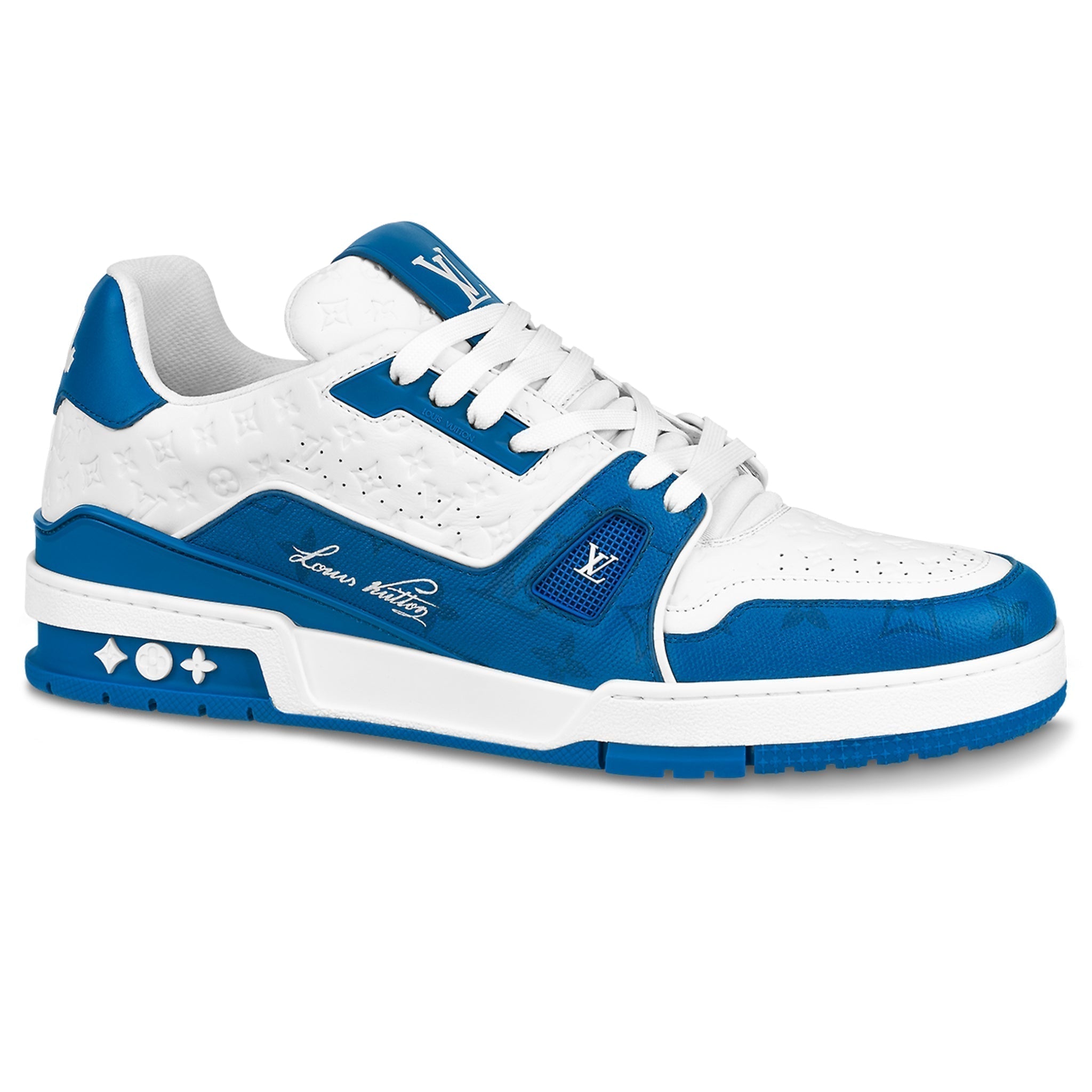 Louis Vuitton LV Trainer 54 White Blue Sneaker
