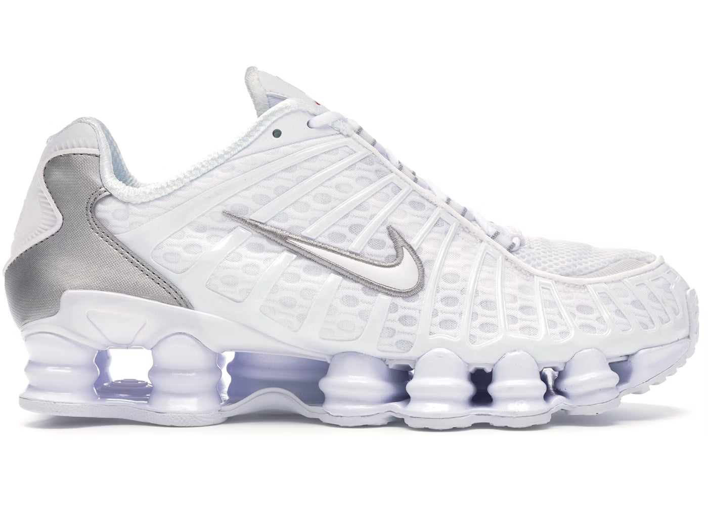 Nike Shox Tl White Metallic Silver