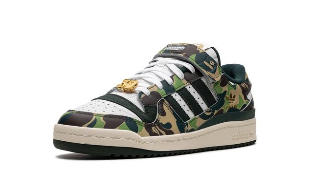 Adidas Forum 84 Low Bape 30TH Anniversary Green Camo