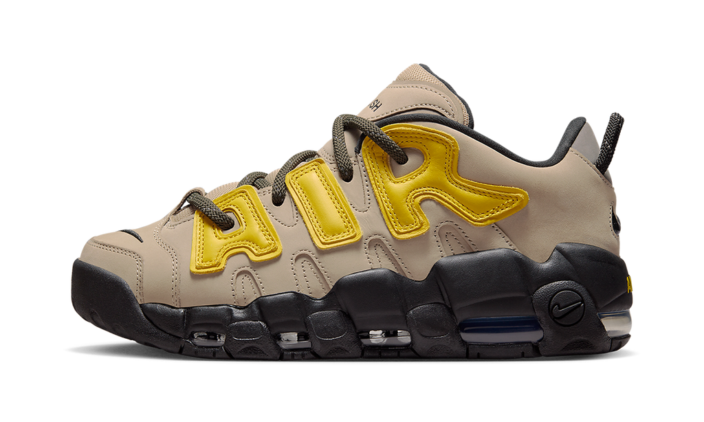 Nike Air More Uptempo Low Black Gum