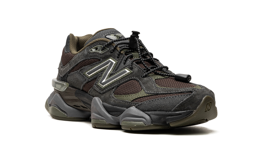 New Balance 9060 Black Asphalt Green Moss Dark Black