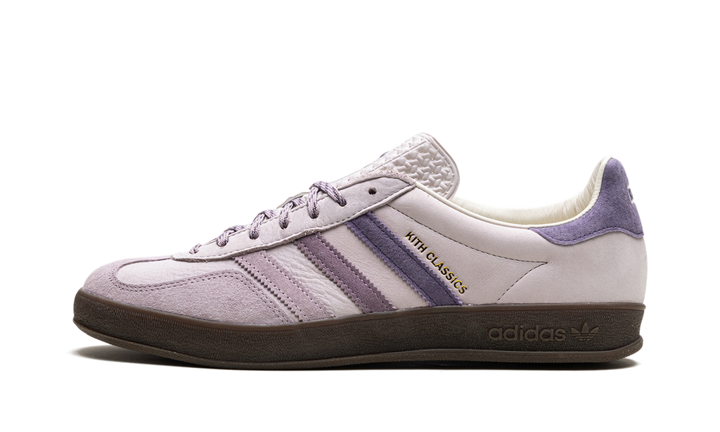 Adidas Gazelle Indoor Kith Classics Program Grey Ash And Purple