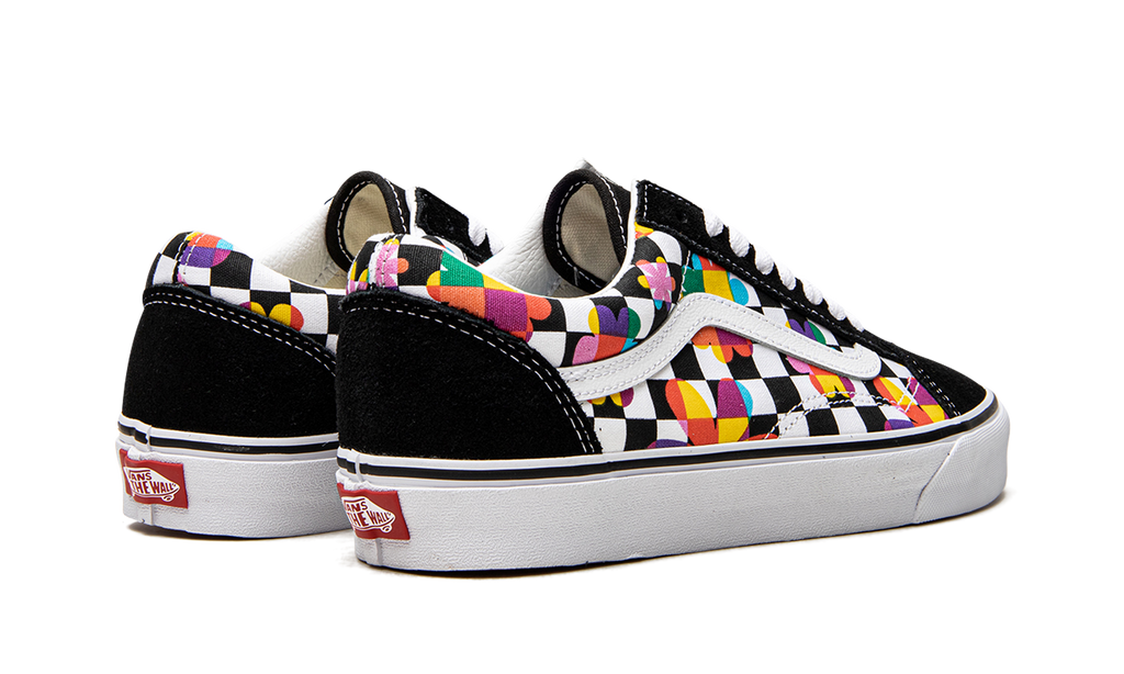 Vans SK8 Hi Floral Checkerboard