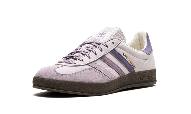 Adidas Gazelle Indoor Kith Classics Program Grey Ash And Purple