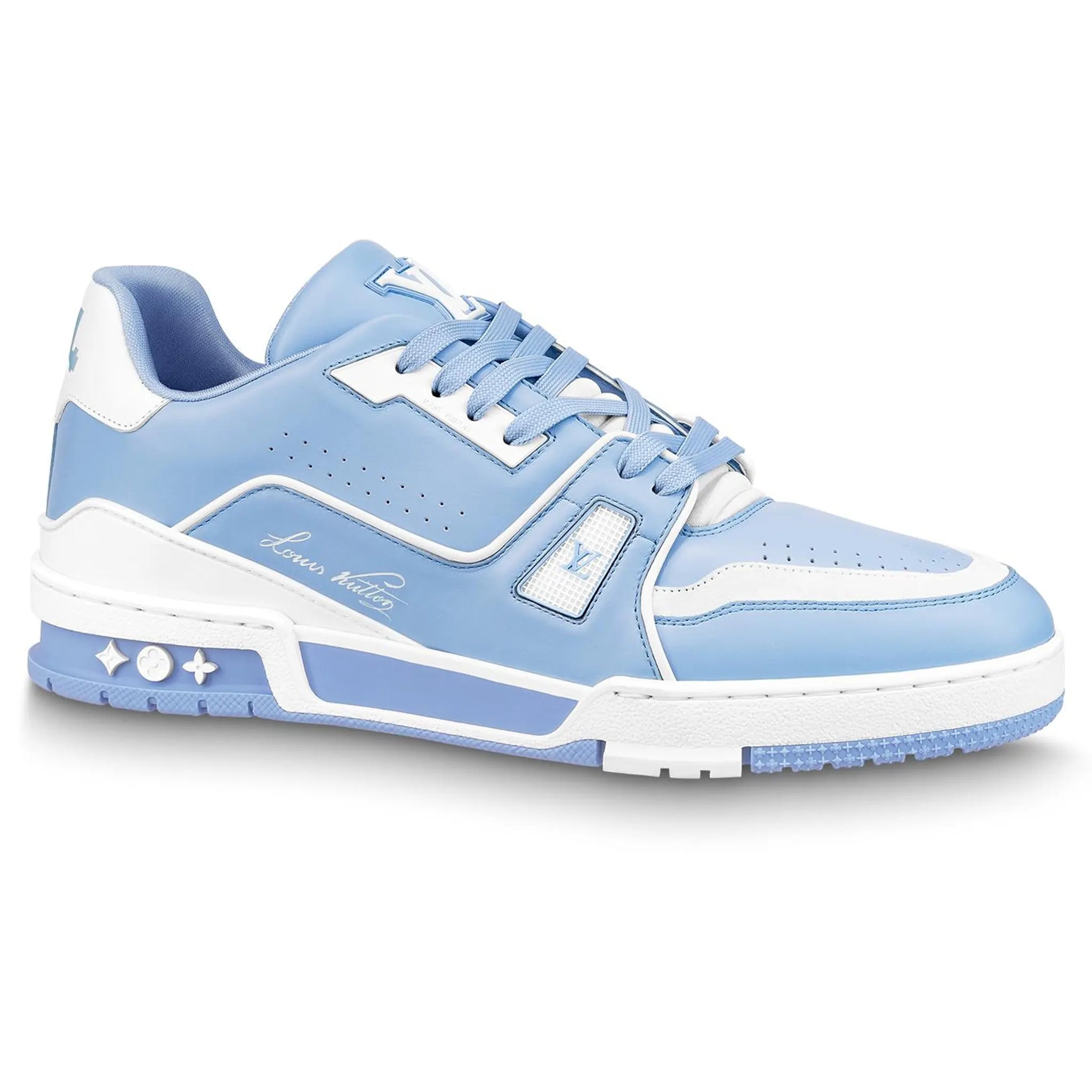 Louis Vuitton LV 54 Trainer Light Blue White Sneaker