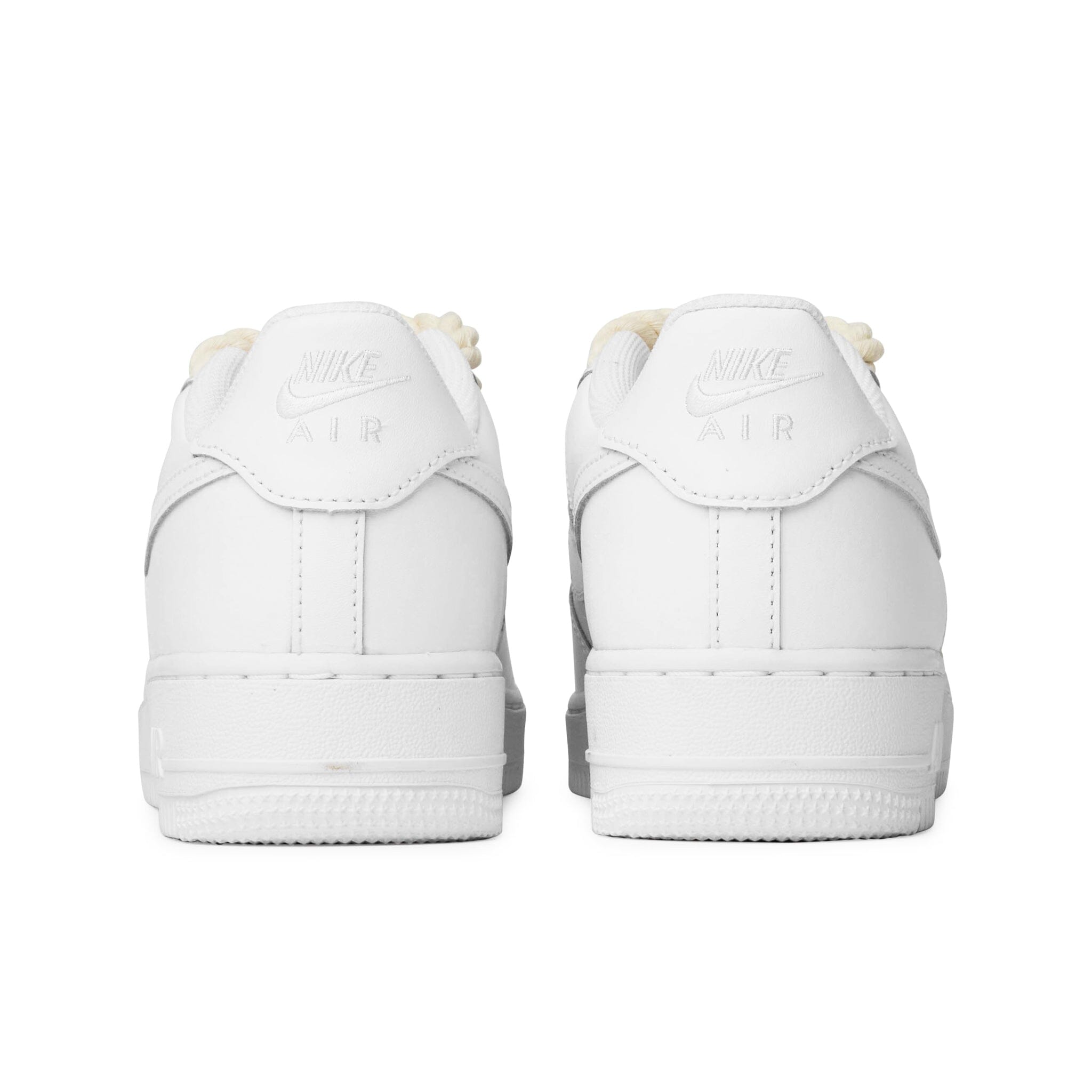 Nike Air Force 1 Low Rope Lace White Cream GS