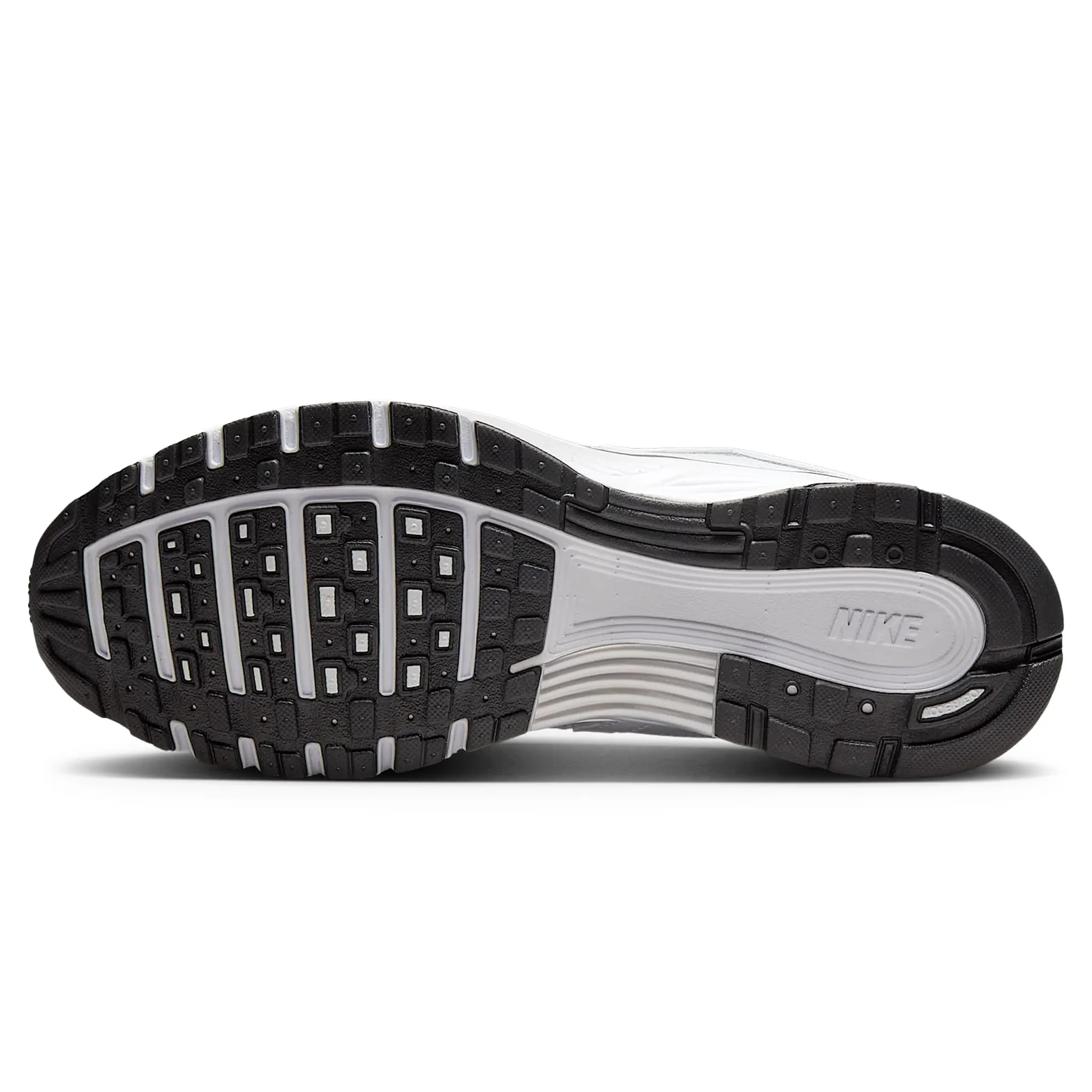 Nike P 6000 White Metallic Silver Black