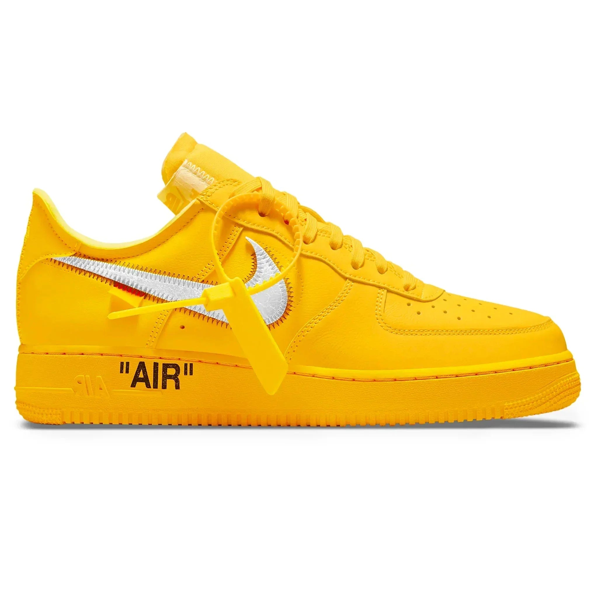 Nike X Off White Air Force 1 Low Ica University Gold