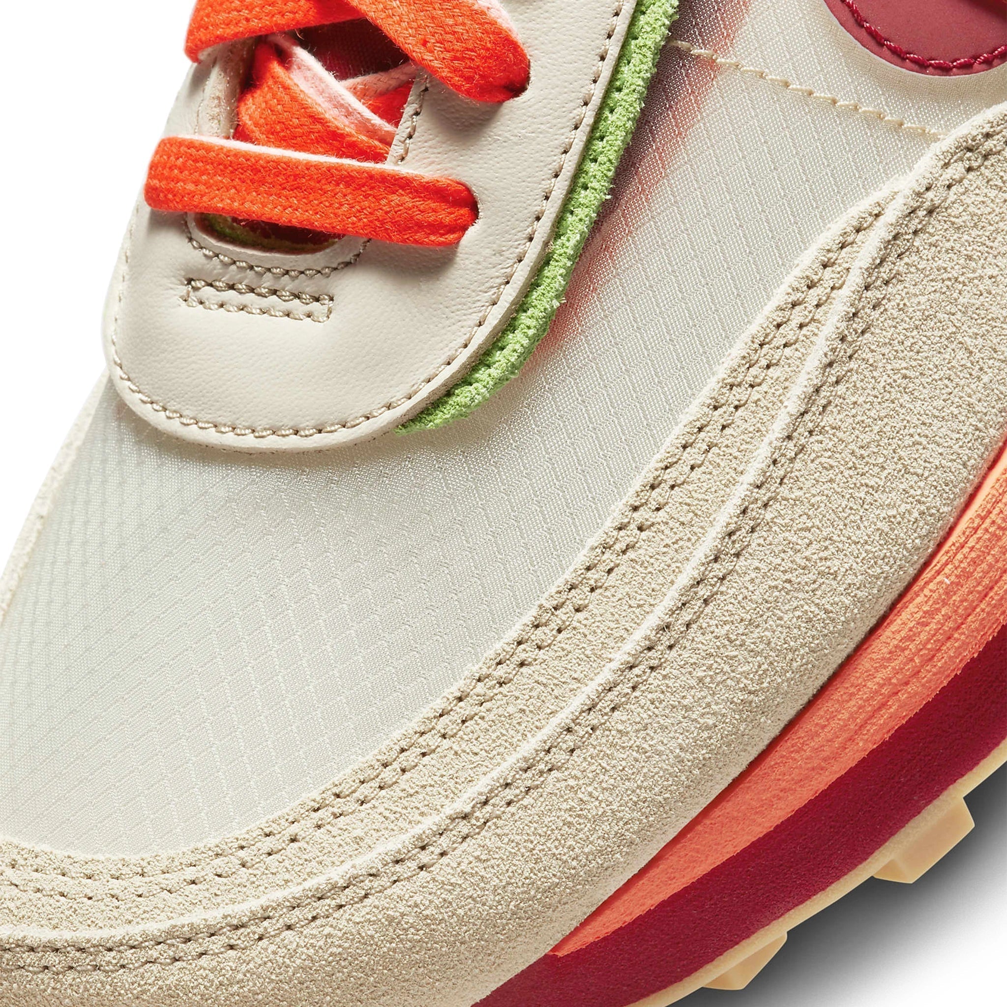 Nike X Sacai Ld Waffle Clot Net Orange Blaze