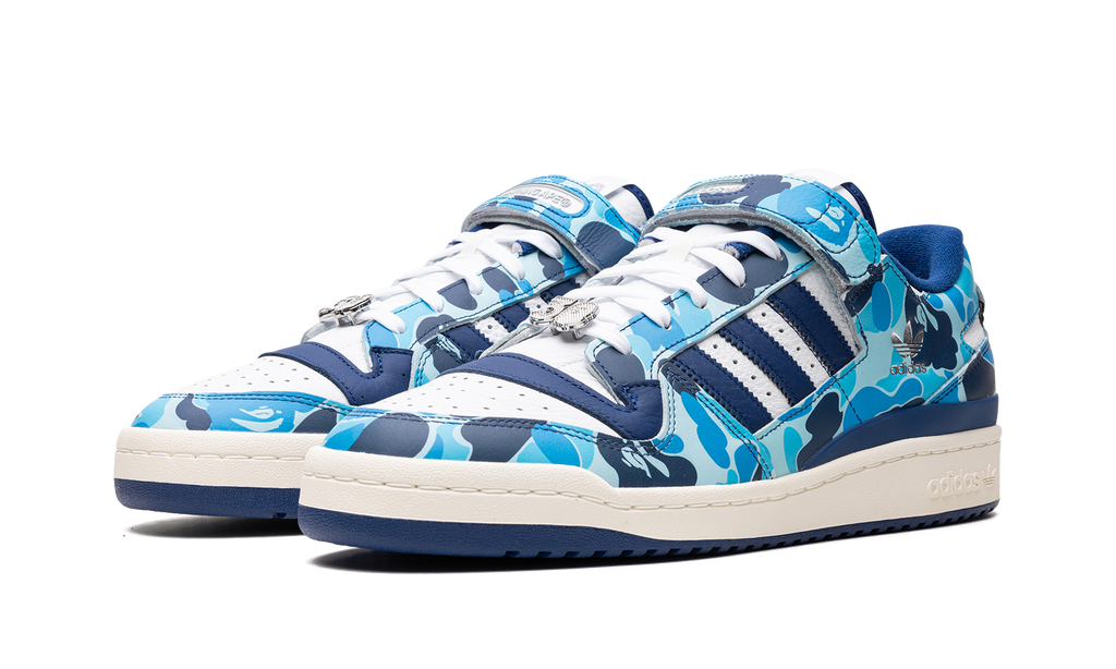Adidas Forum 84 Low Bape 30TH Anniversary Blue Camo