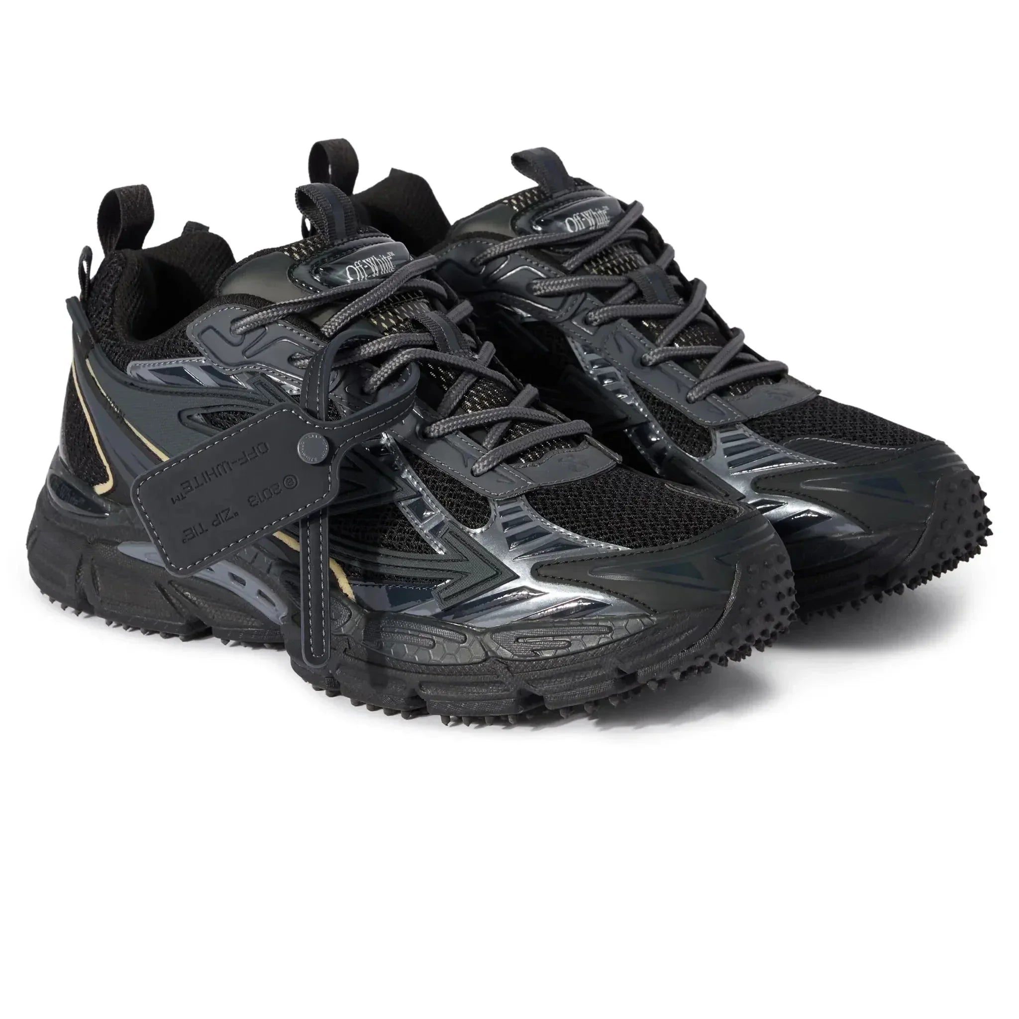 Off White Be Right Back Black Sneaker