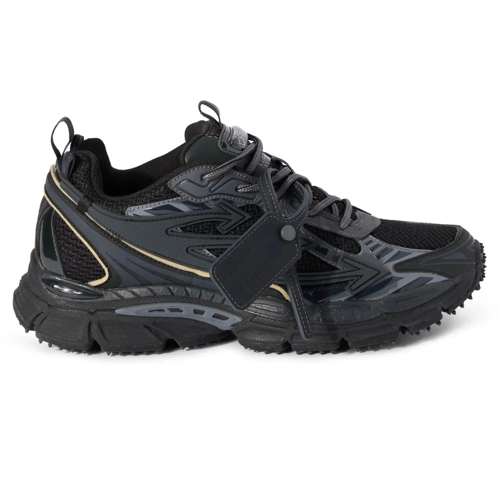 Off White Be Right Back Black Sneaker