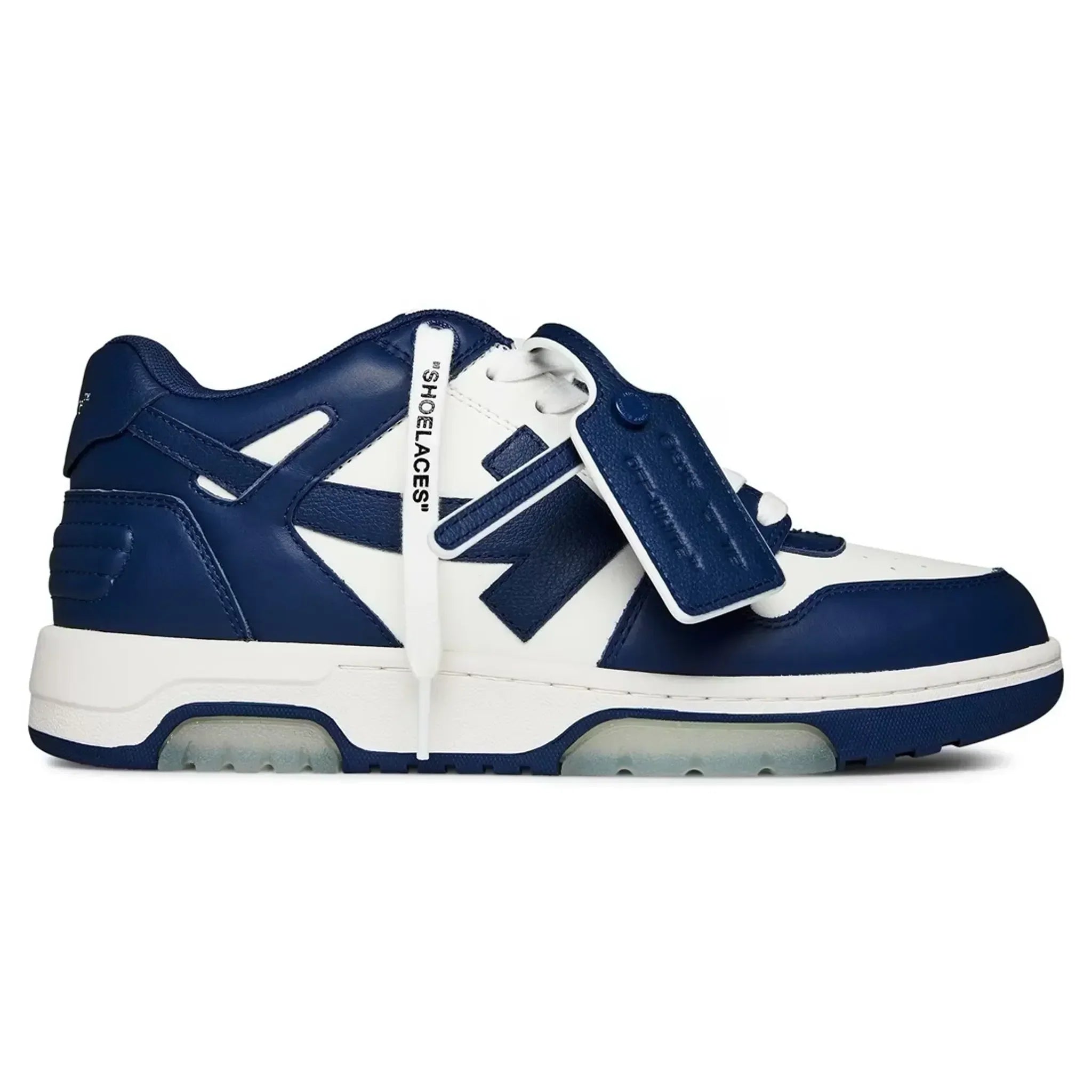 Off White Out Of Office Navy Blue White Sneakers