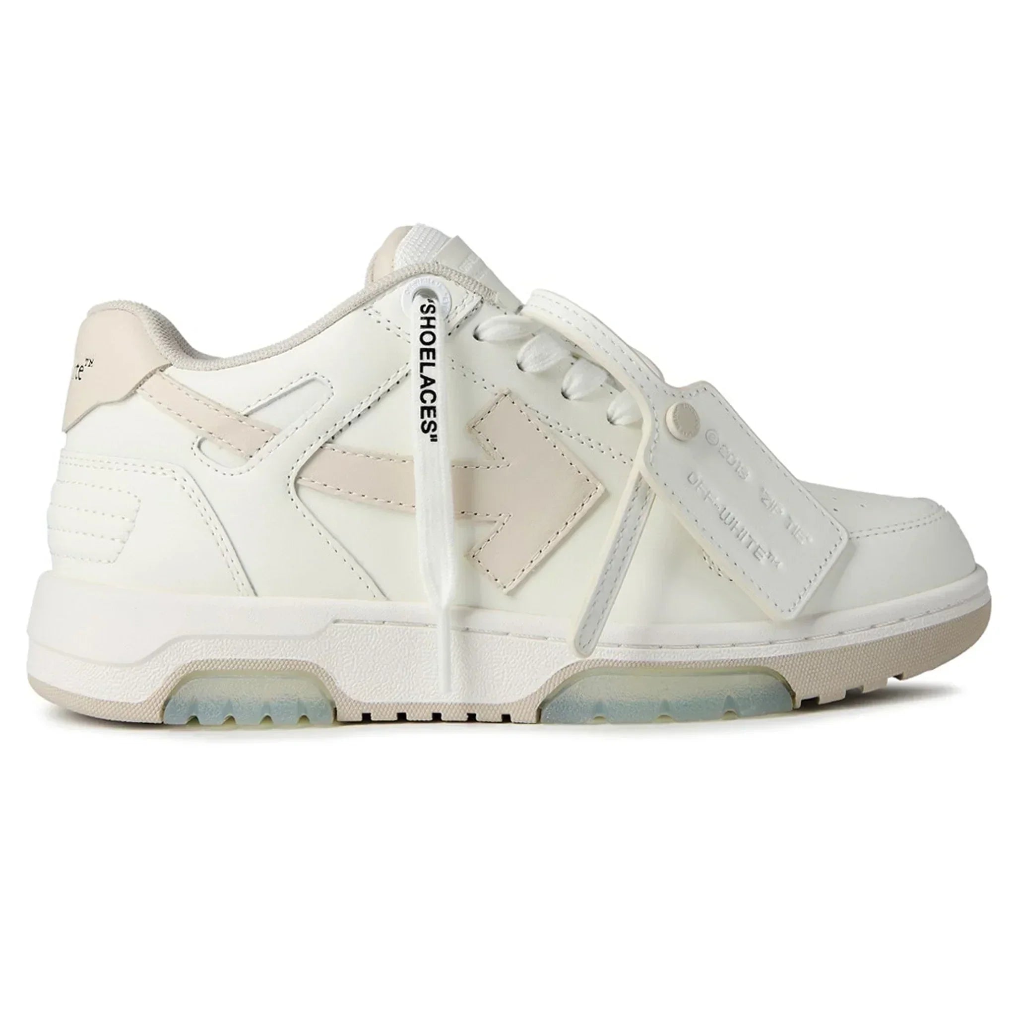 Off White Out Of Office White Beige Sneakers