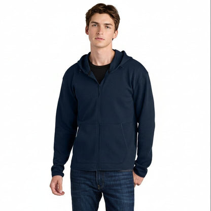 Double-Knit Full-Zip Hoodie