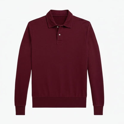 Loopback Fleece Collared Sweatshirt
