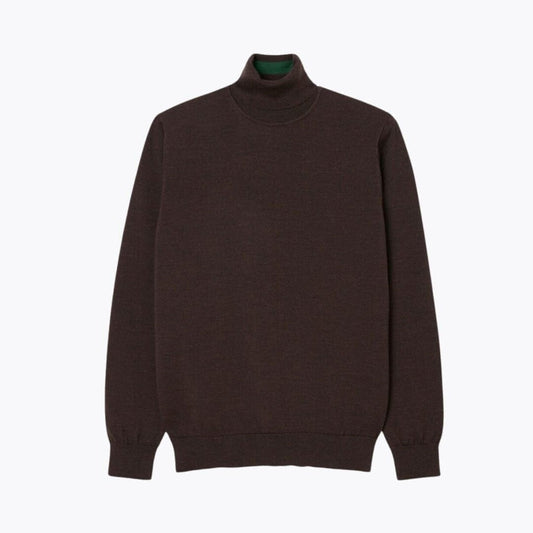 Merino Wool Roll Neck Sweater