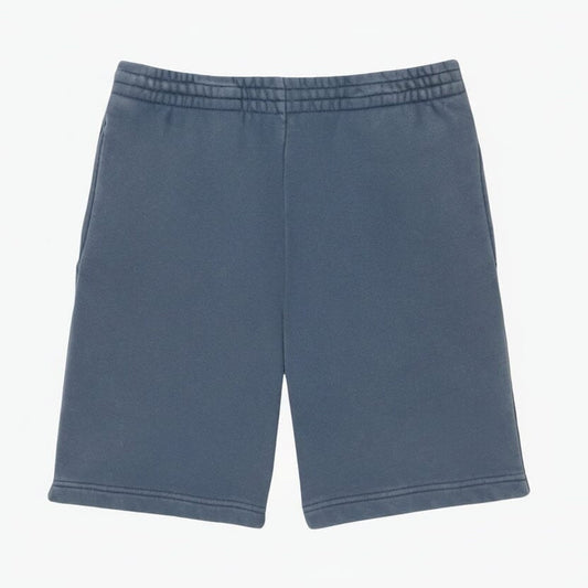 Washed Effect Cotton Fleece Shorts
