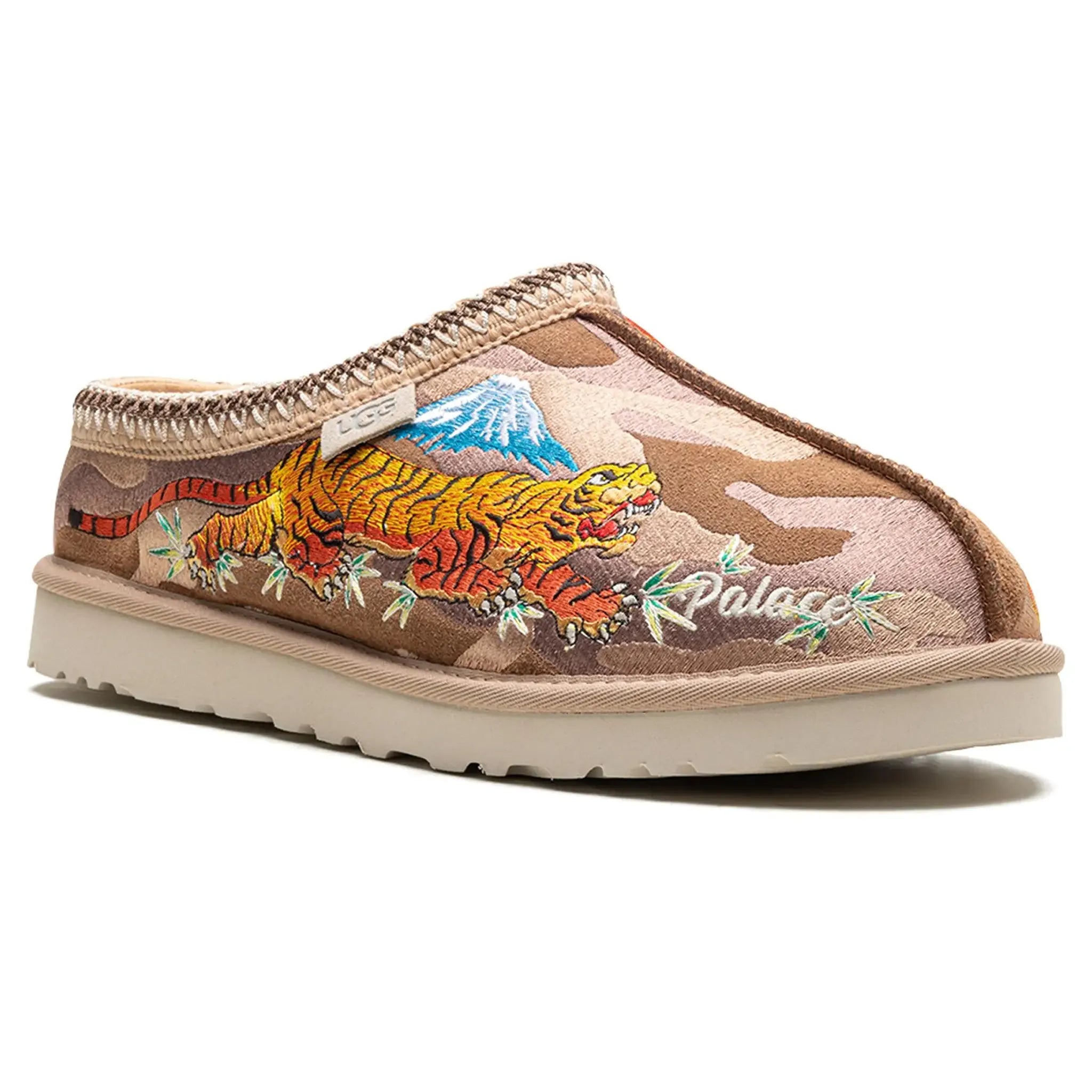 Palace X Ugg Tasman Chestnut Camo Slippers