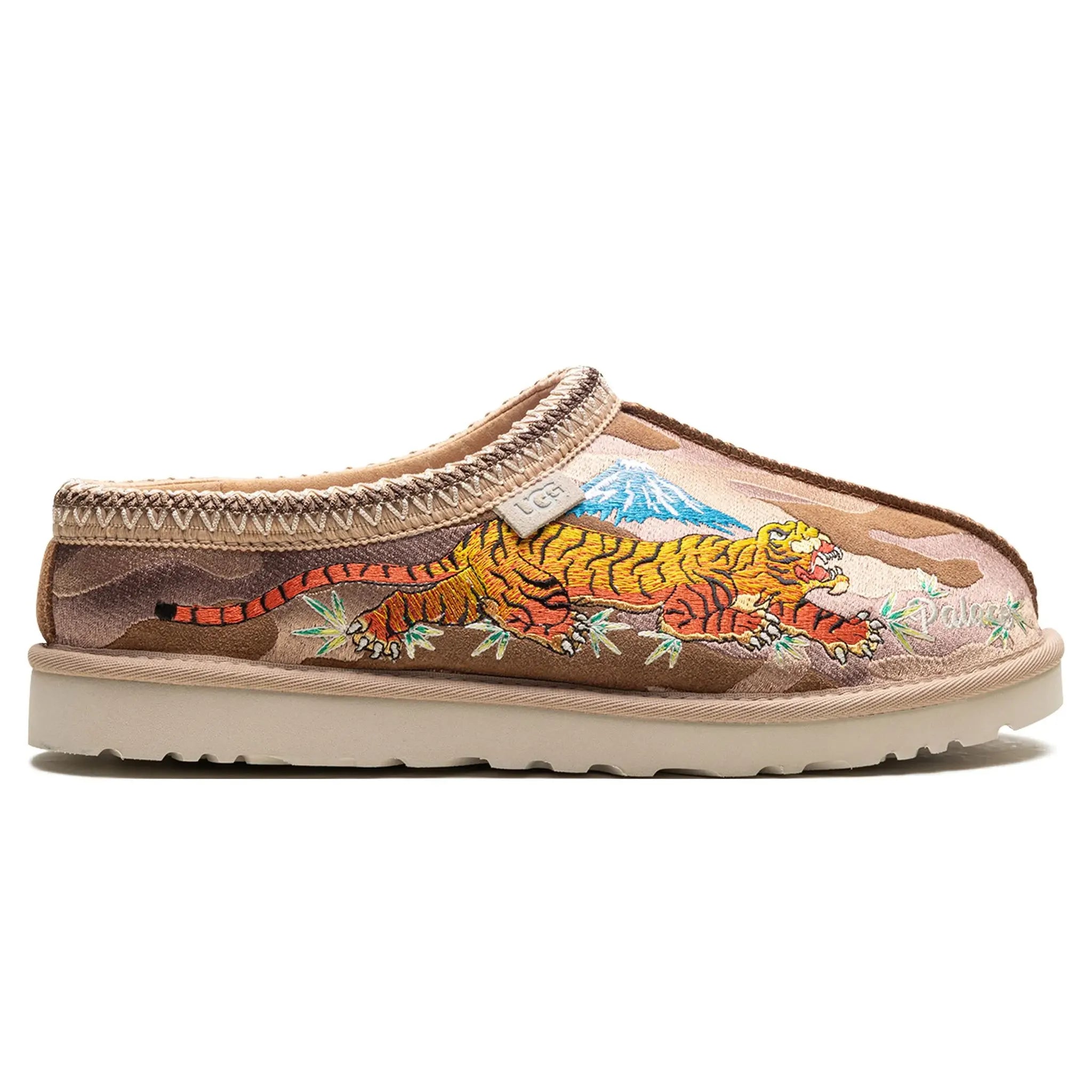 Palace X Ugg Tasman Chestnut Camo Slippers