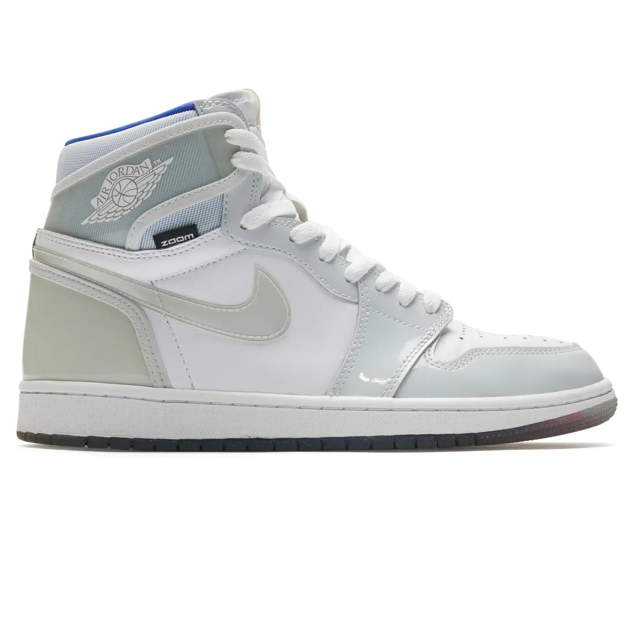 Preloved Air Jordan 1 Retro High Zoom White Racer Blue