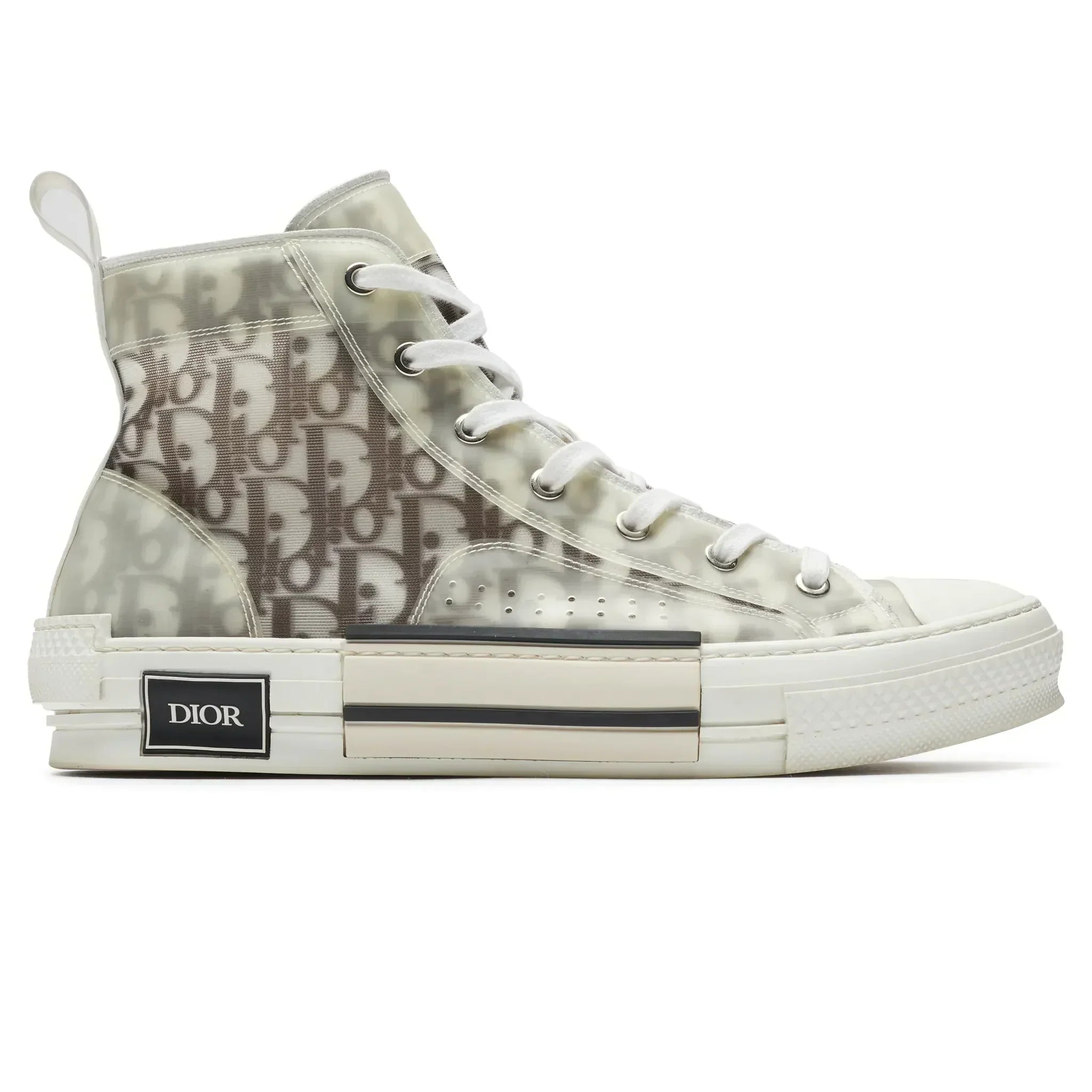 Preloved Dior B23 Dior Oblique High White Sneaker