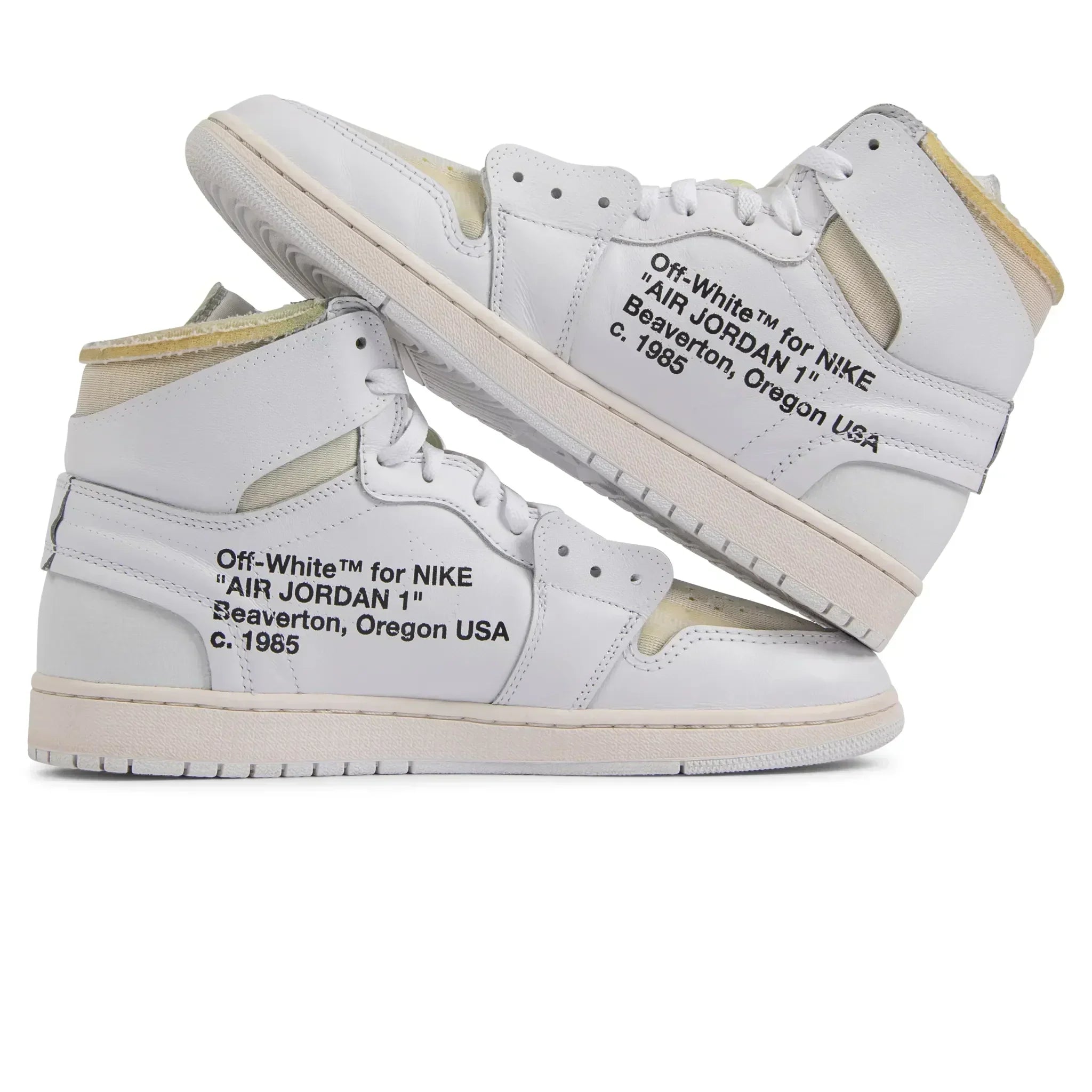 Preloved Off White X Air Jordan 1 Retro High OG White