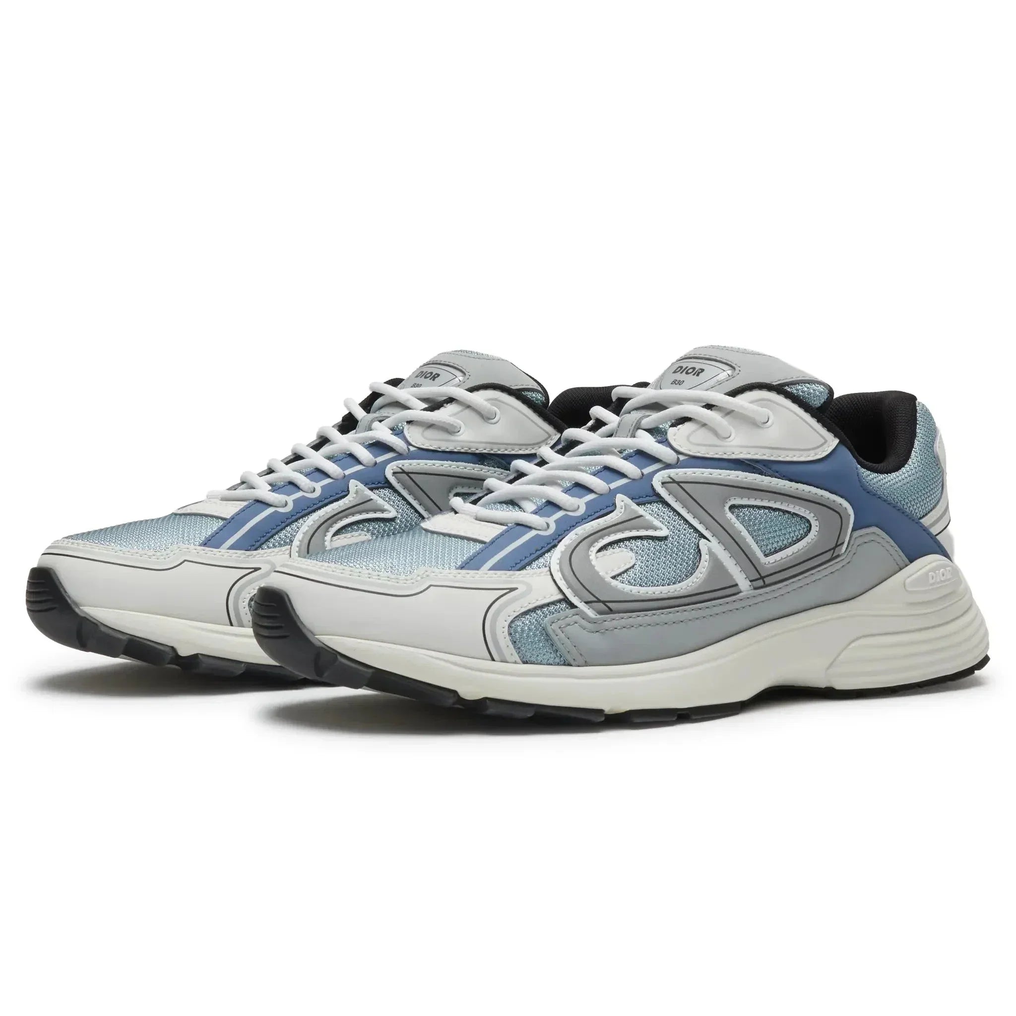 Preloved Dior B30 Mesh Light Blue Grey Trainer