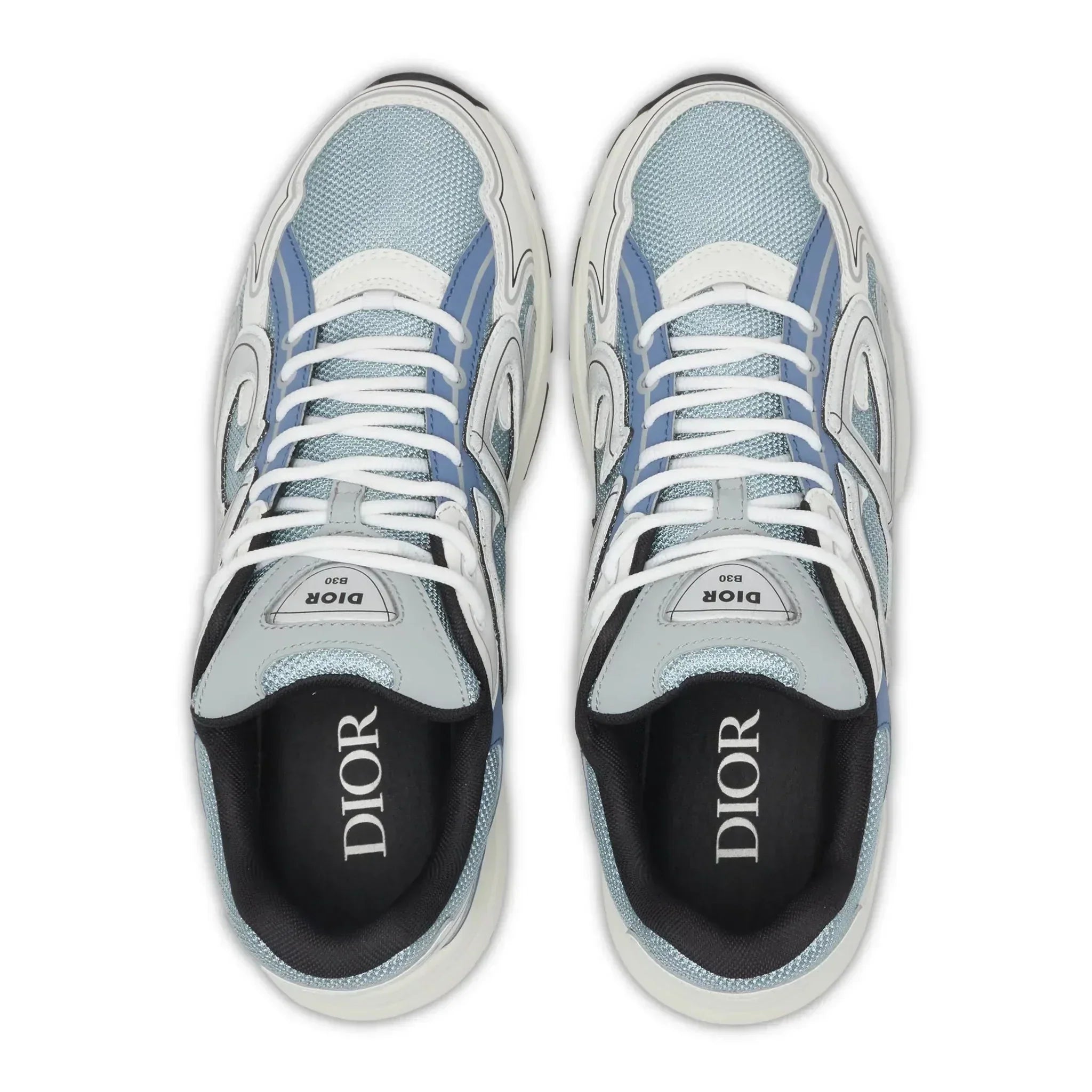 Preloved Dior B30 Mesh Light Blue Grey Trainer