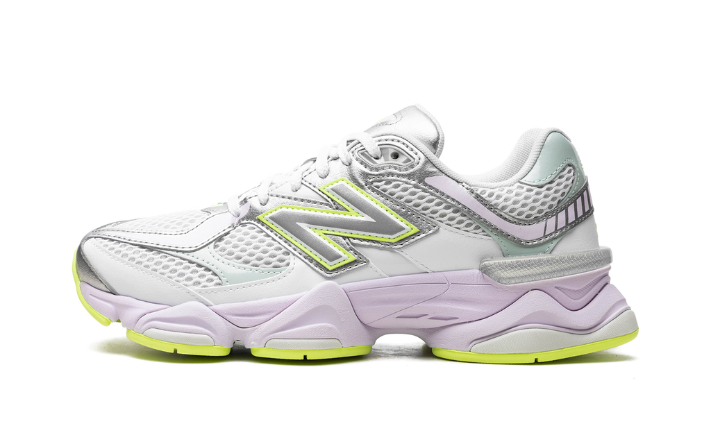 New Balance 9060 White Metallic Silver And Taro