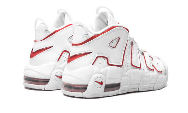 Nike Air More Uptempo White University Red Contour