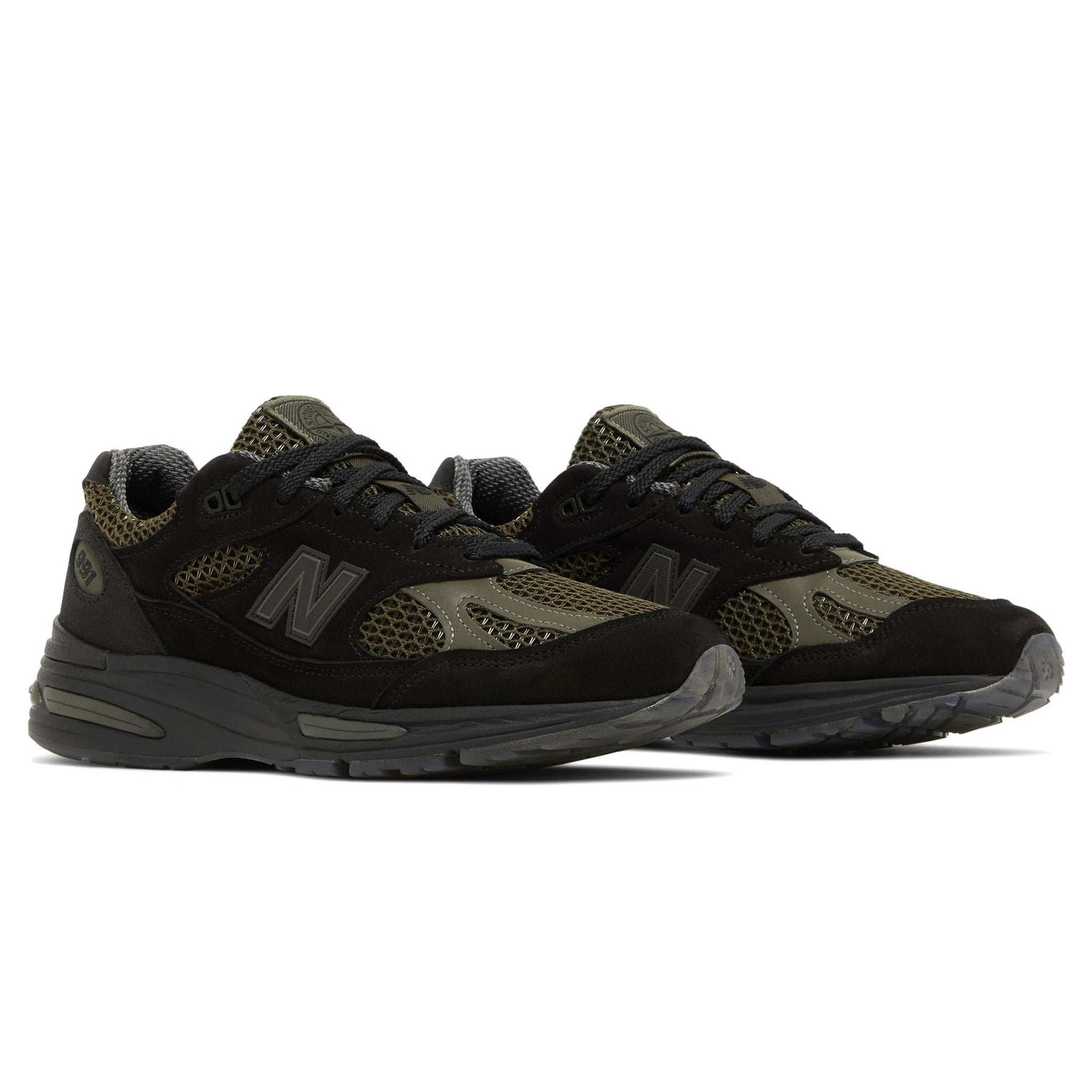 Stone Island X New Balance 991V2 Miuk Black Olive
