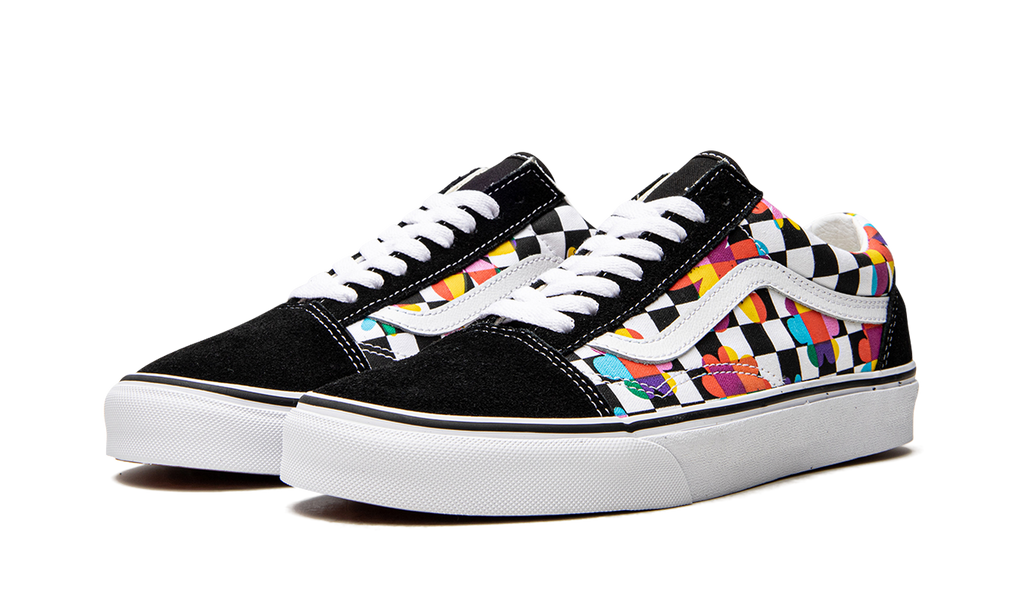 Vans SK8 Hi Floral Checkerboard