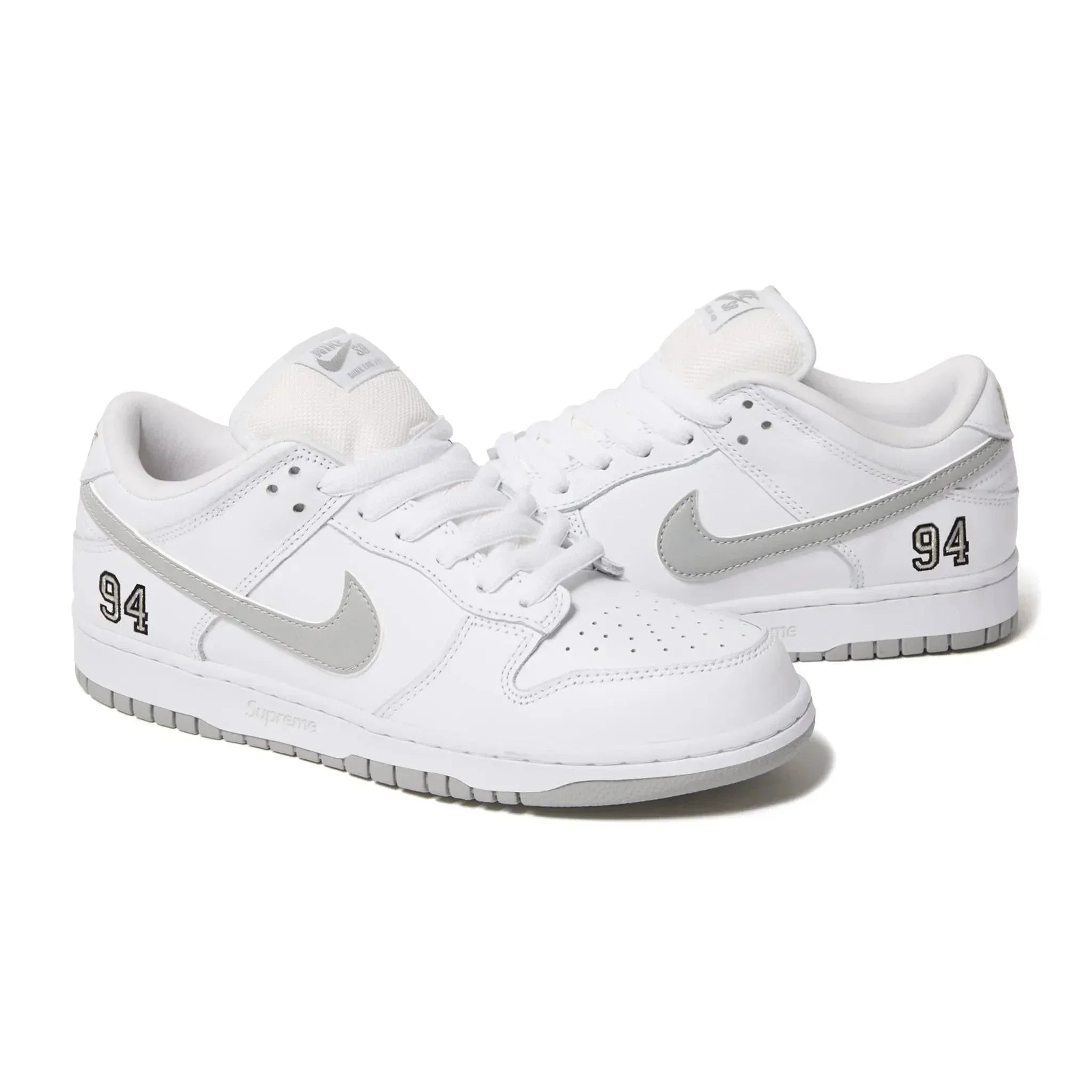Supreme X Nike SB Dunk Low White