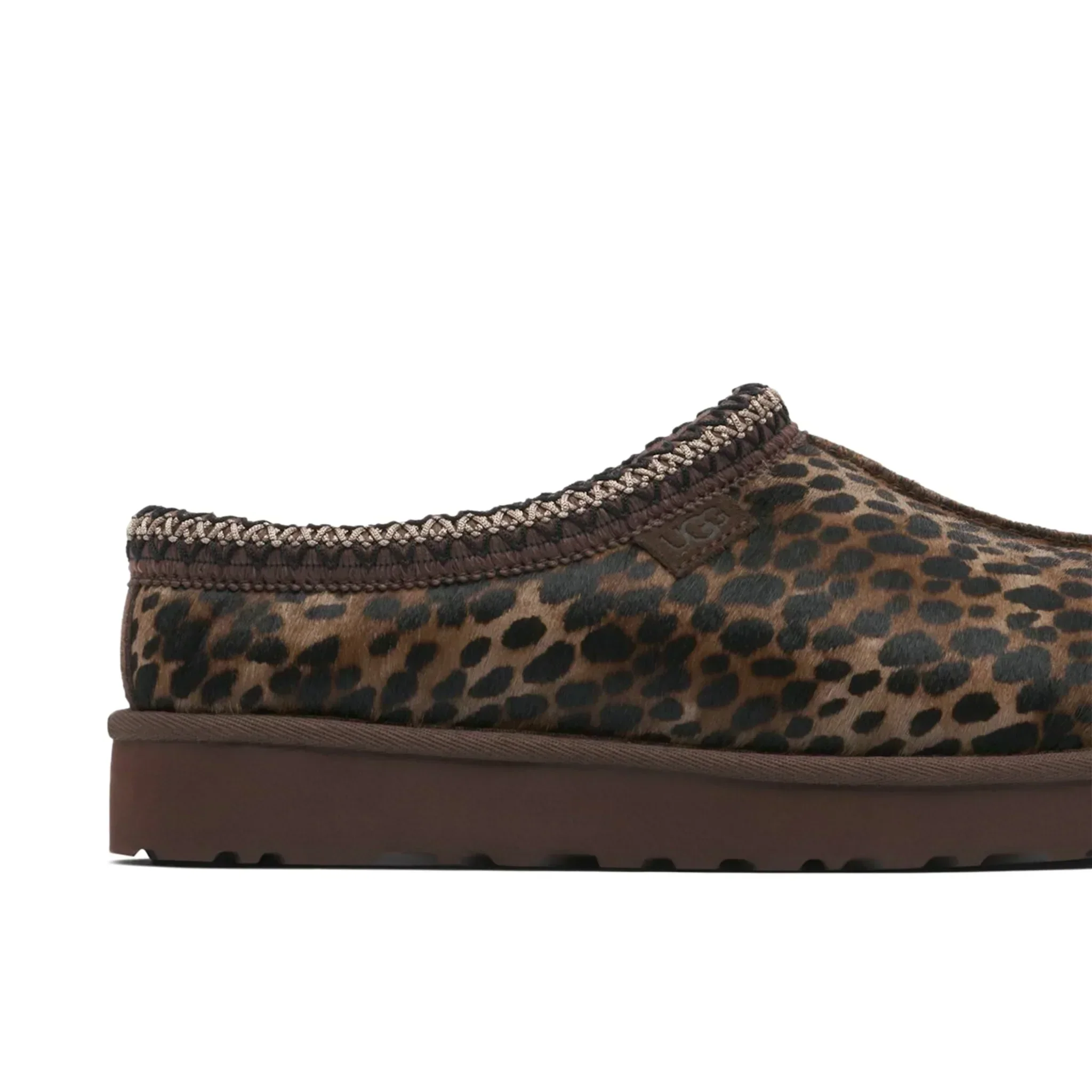 Ugg Tasman Caspian Burnt Cedar Cheetah Slippers