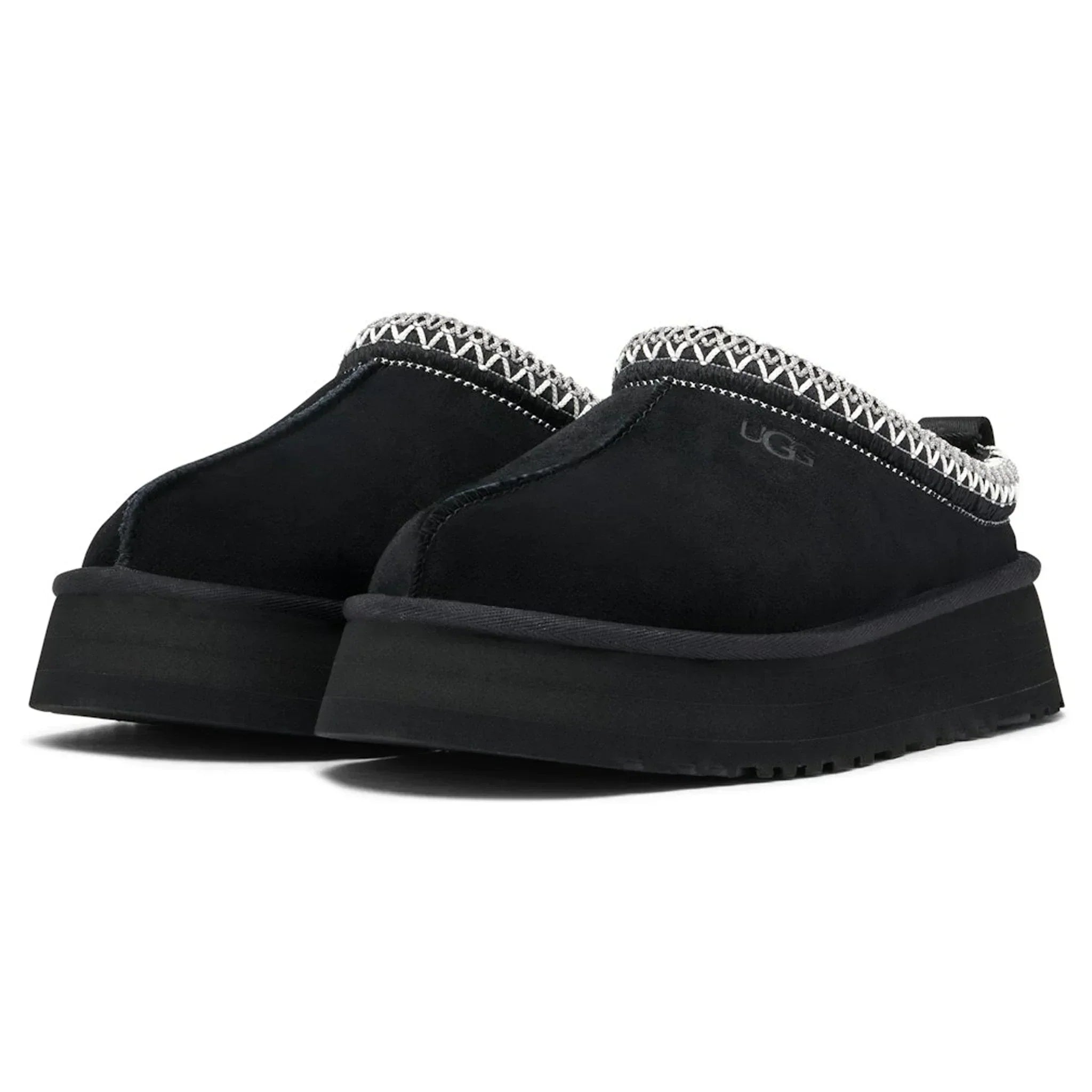 Ugg Tazz Platform Black Slippers