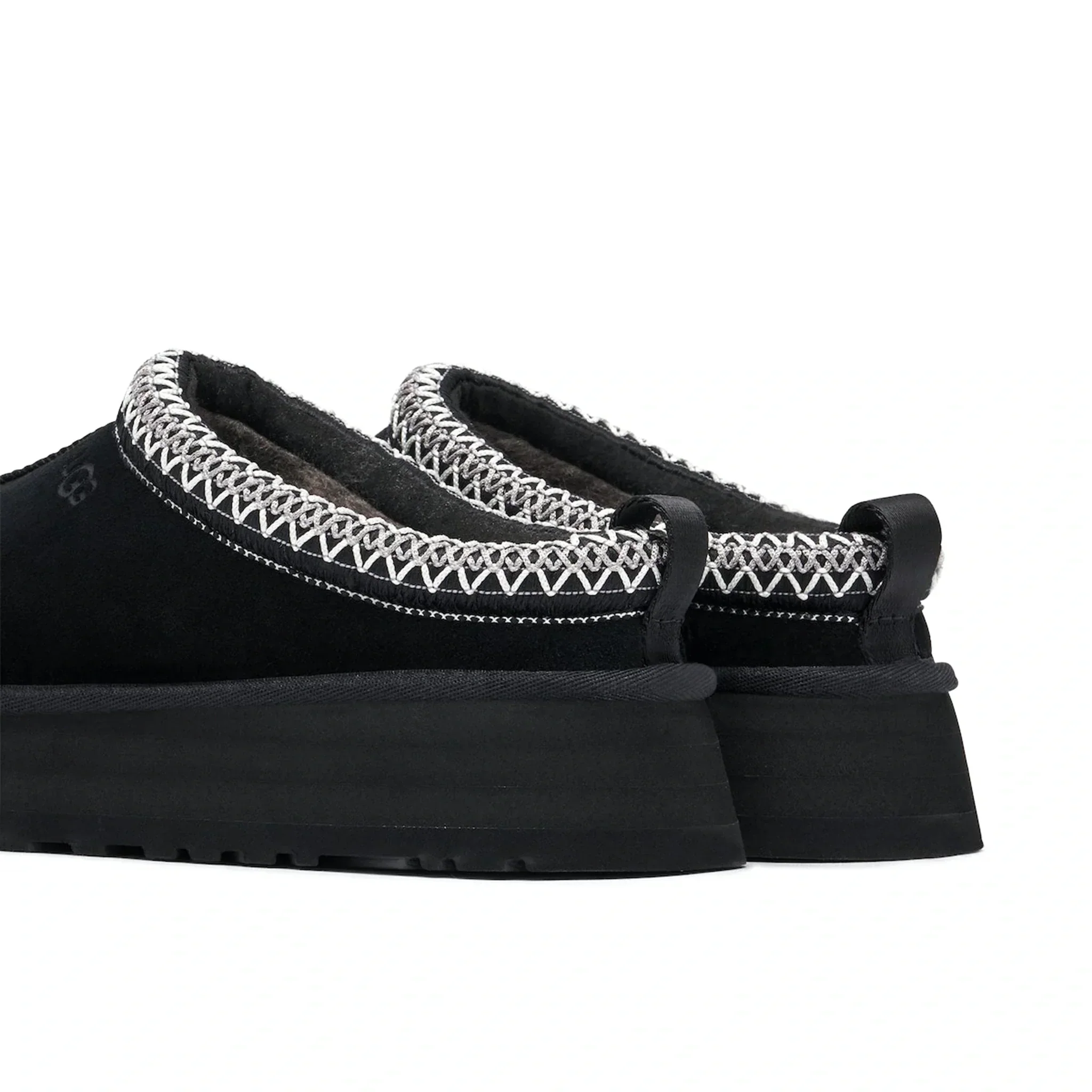 Ugg Tazz Platform Black Slippers