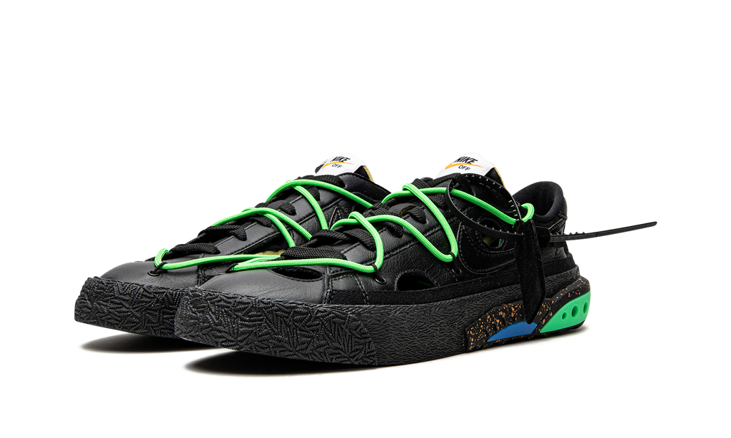 Nike Blazer Low Off White Black Electro Green