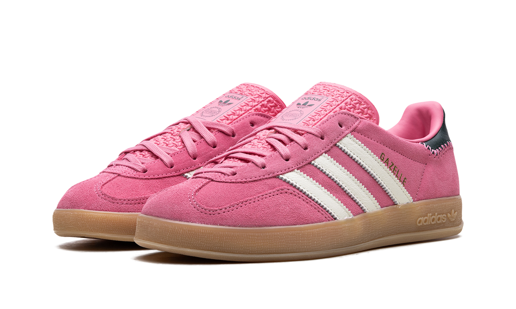 Adidas Gazelle Indoor Pink And Collegiate Green