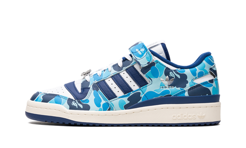Adidas Forum 84 Low Bape 30TH Anniversary Blue Camo