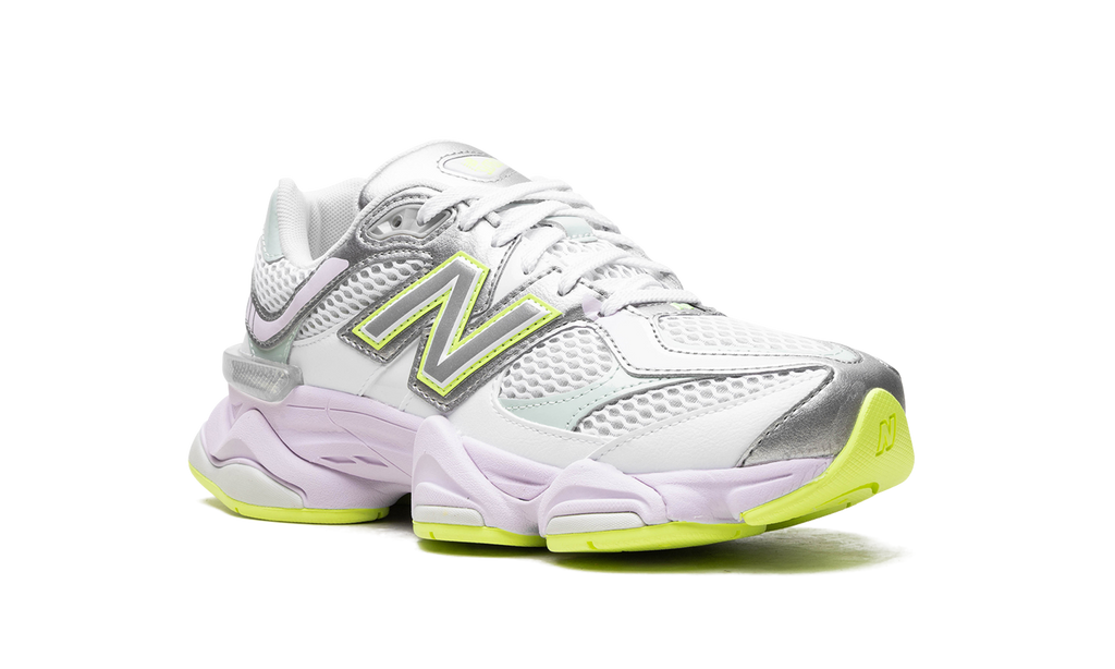 New Balance 9060 White Metallic Silver And Taro